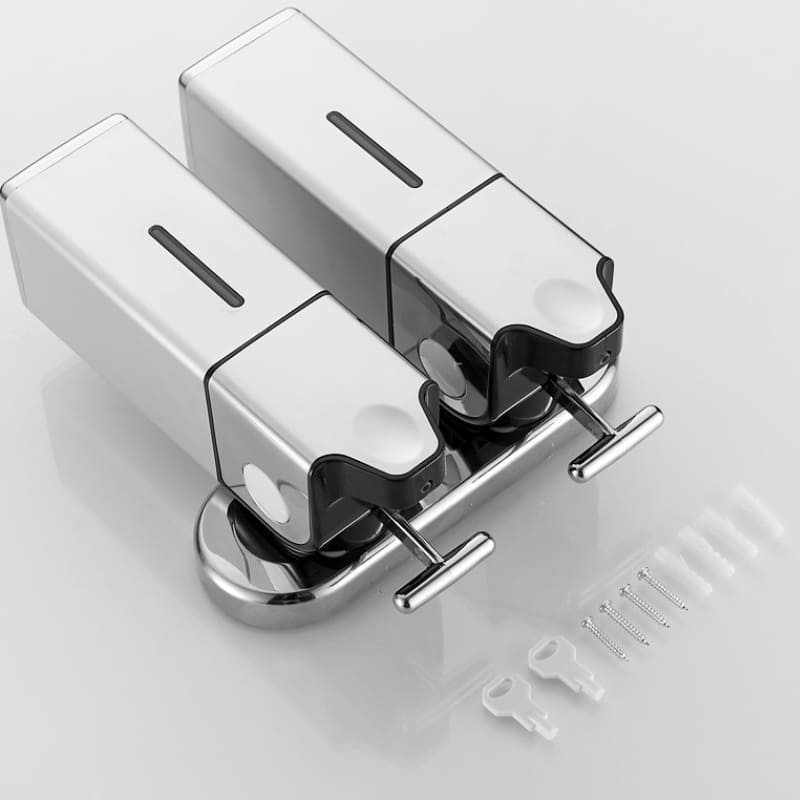 Square Liquid Soap, Shampoo, Conditioner Dispenser