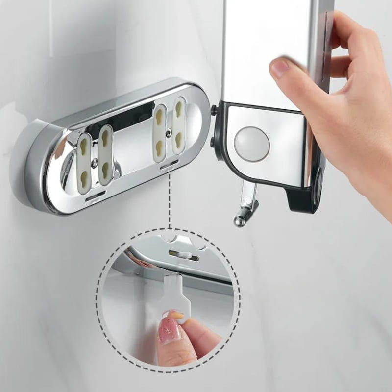 Square Liquid Soap, Shampoo, Conditioner Dispenser