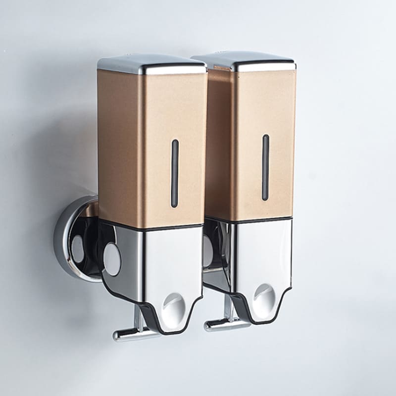 Square Liquid Soap, Shampoo, Conditioner Dispenser