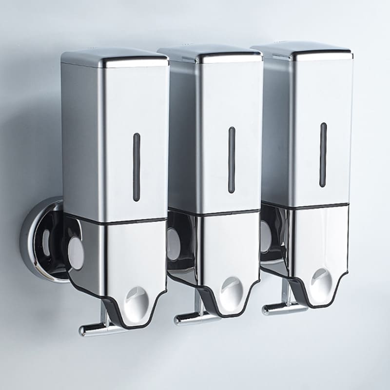 Square Liquid Soap, Shampoo, Conditioner Dispenser
