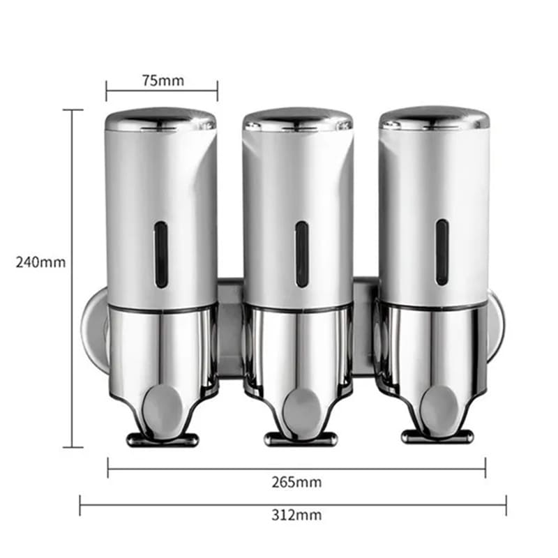 Liquid Soap Dispenser for Shampoo and Conditioner