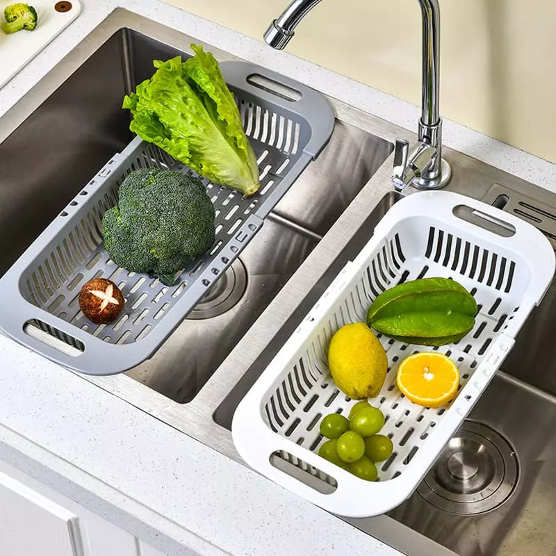 Expandable Polyhouse Food Drainer Basket