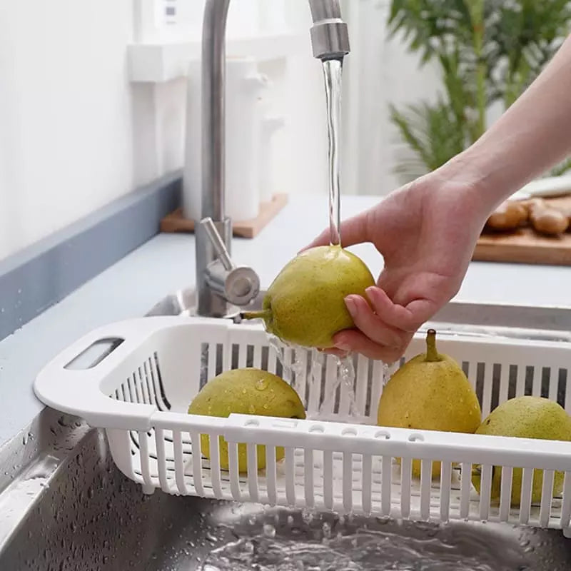 Expandable Polyhouse Food Drainer Basket