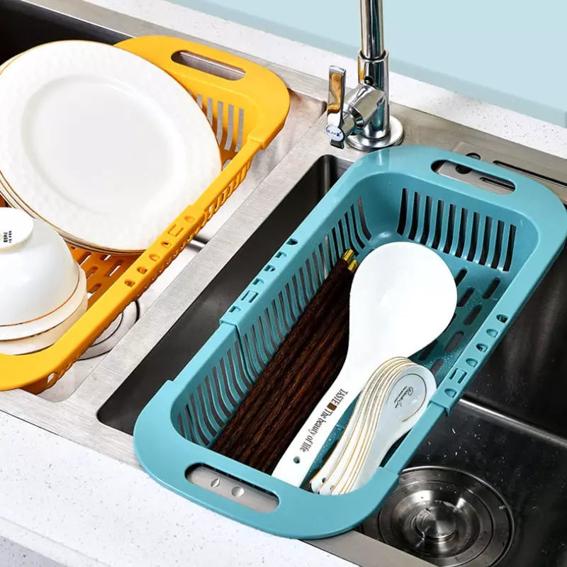 Expandable Polyhouse Food Drainer Basket