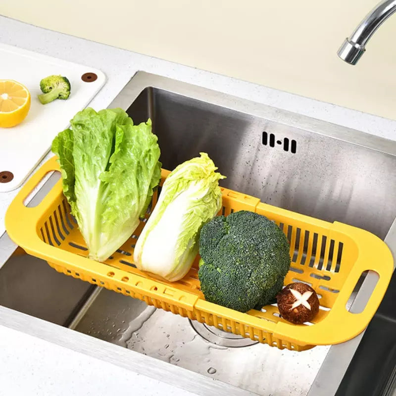 Expandable Polyhouse Food Drainer Basket