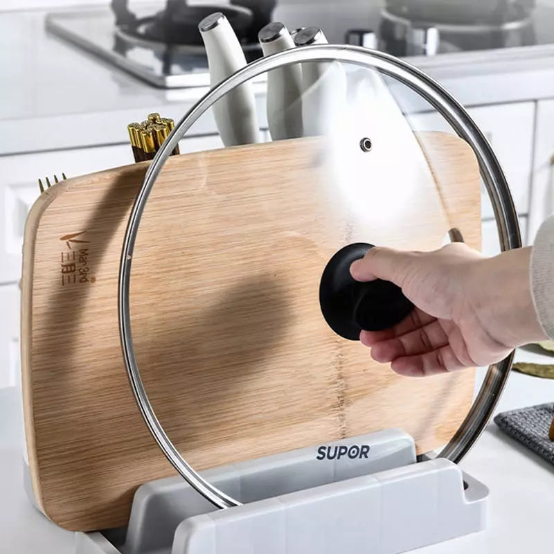 Dish Drainer with Silverware and Knife Holder