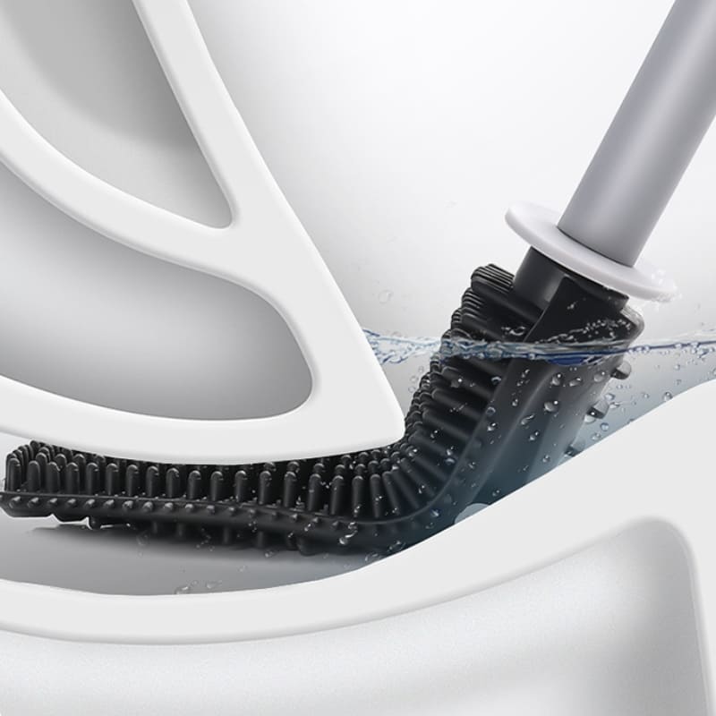 Silicone Toilet Brush with Holder