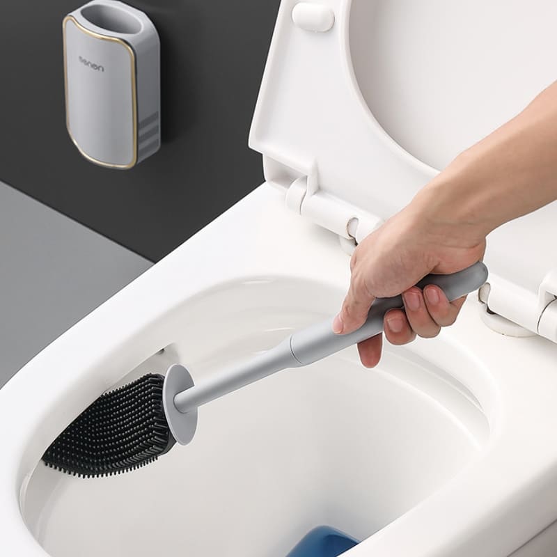 Silicone Toilet Brush with Holder