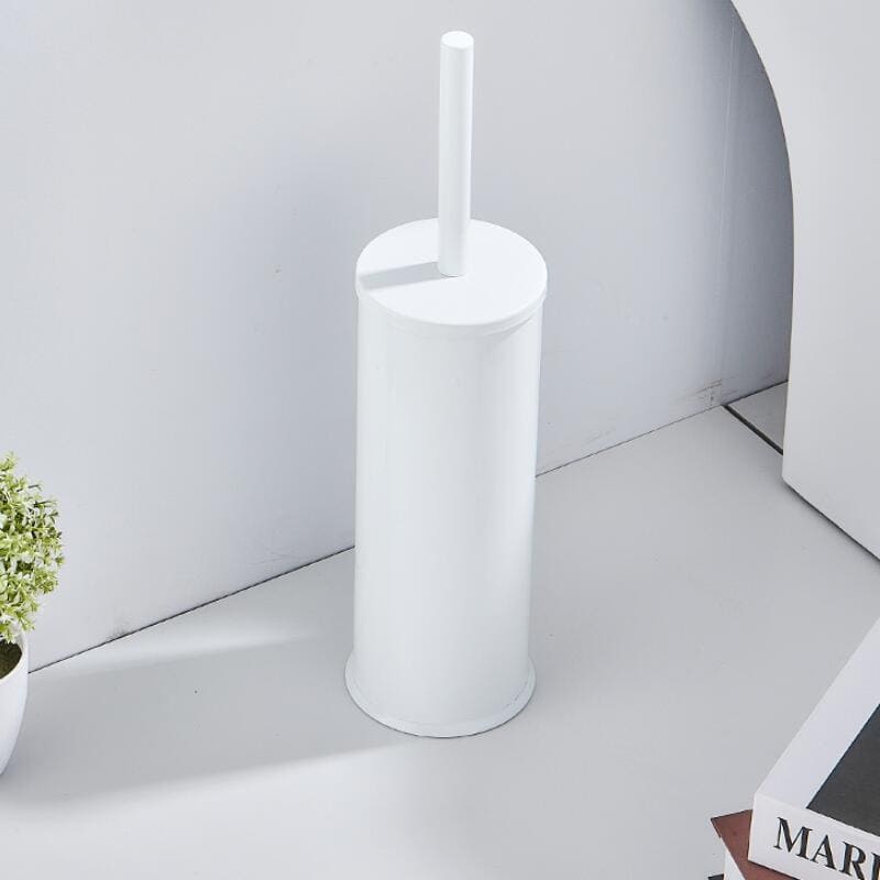 Premium Aluminum Bathroom Toilet Brush with Holder