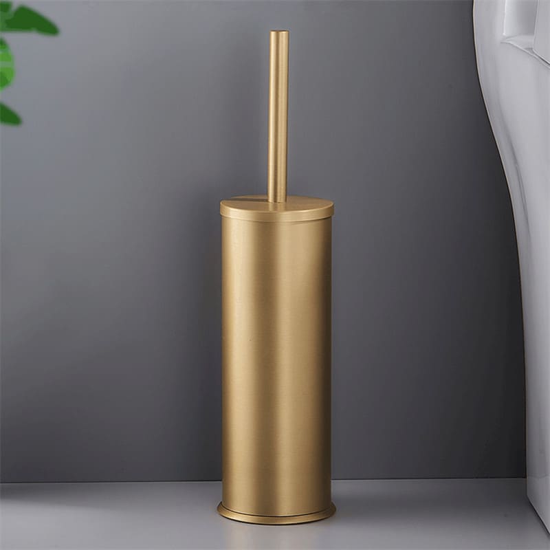 Premium Aluminum Bathroom Toilet Brush with Holder