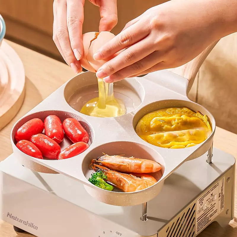 4-in-1 Non-Stick Frying Pan Egg Pan