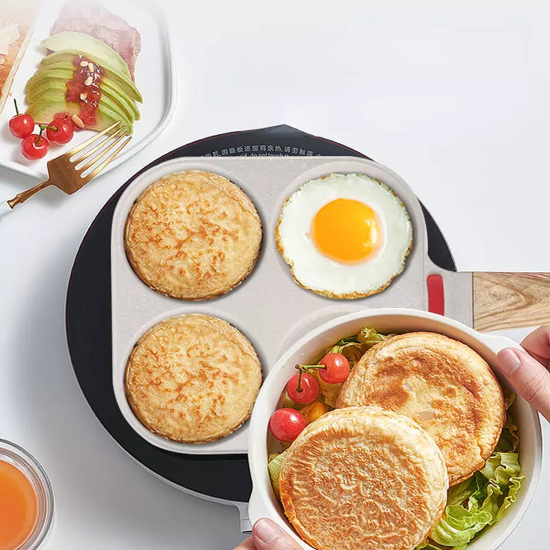 4-in-1 Non-Stick Frying Pan Egg Pan