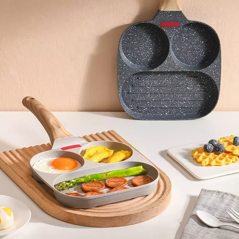 4-in-1 Non-Stick Frying Pan Egg Pan