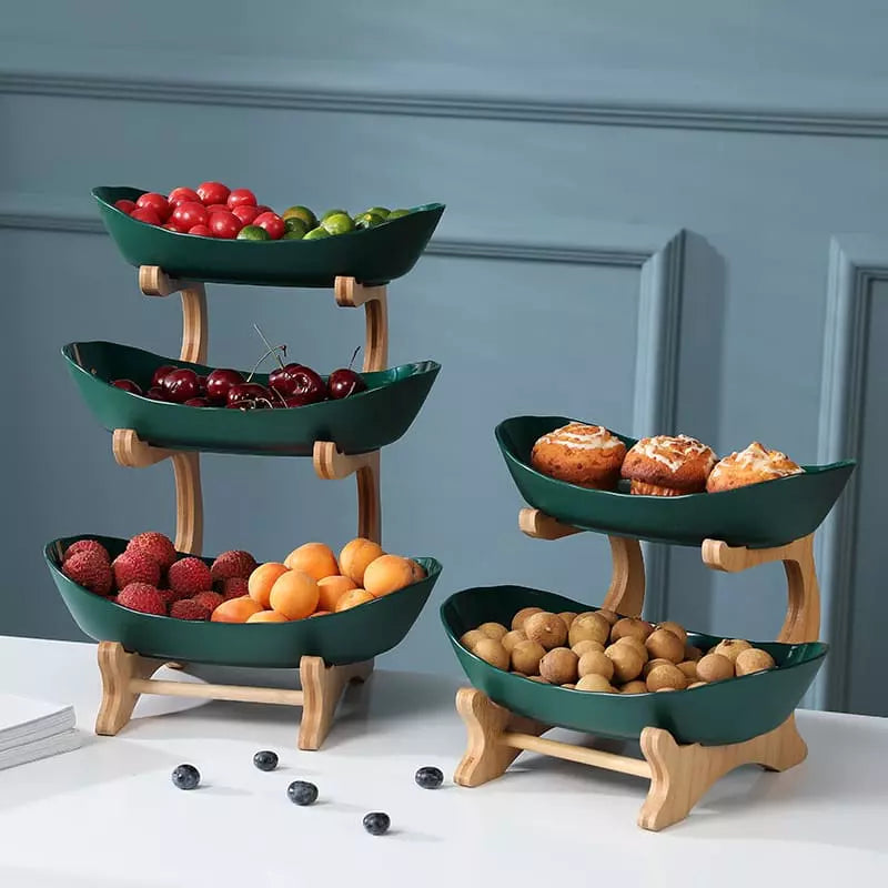 Bamboo Fruit Basket Table Fruit Basket