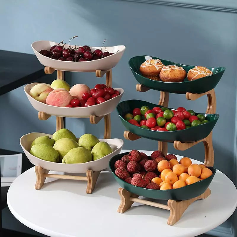 Bamboo Fruit Basket Table Fruit Basket