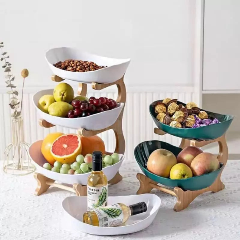 Bamboo Fruit Basket Table Fruit Basket