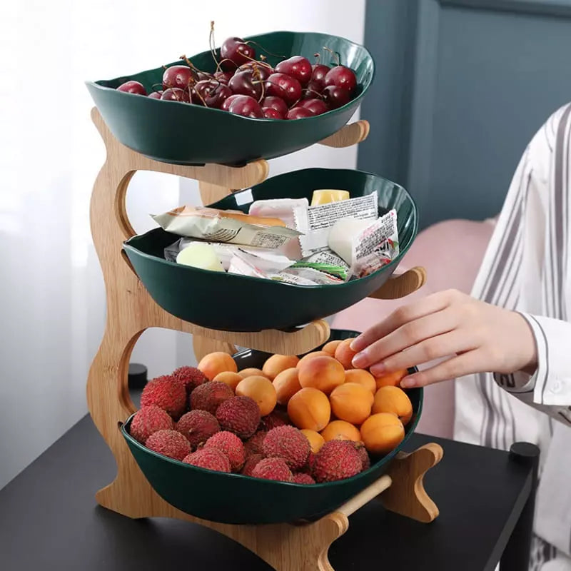 Bamboo Fruit Basket Table Fruit Basket