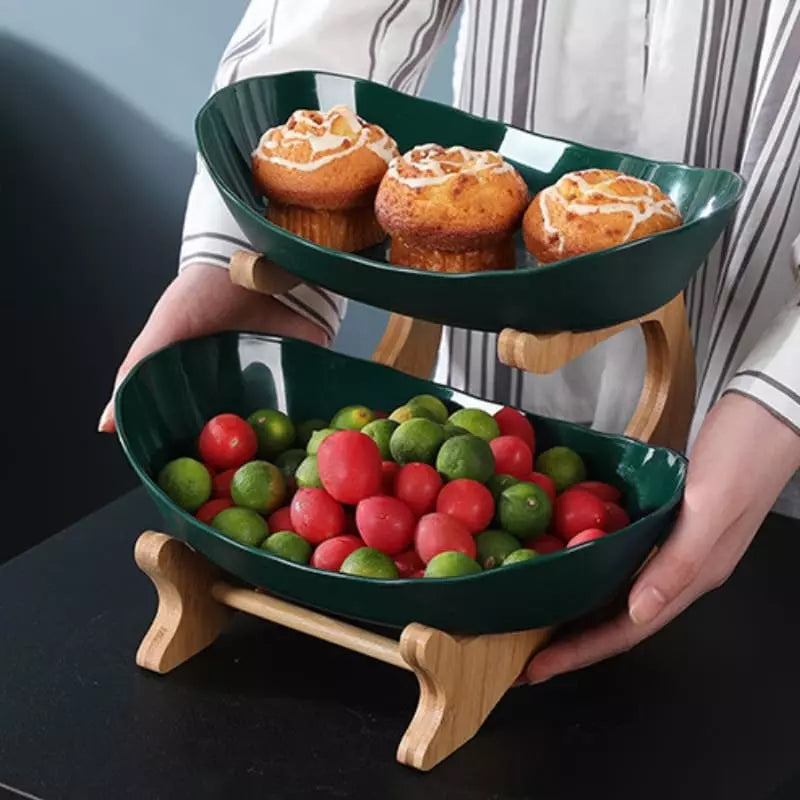 Bamboo Fruit Basket Table Fruit Basket
