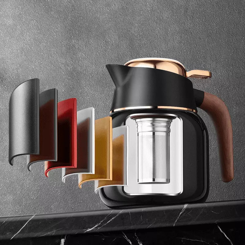 1000ml Stainless Steel and Ceramic Coffee and Tea Thermos Bottle