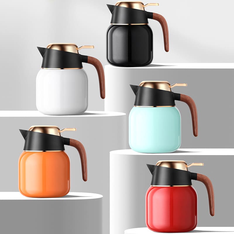 1000ml Stainless Steel and Ceramic Coffee and Tea Thermos Bottle