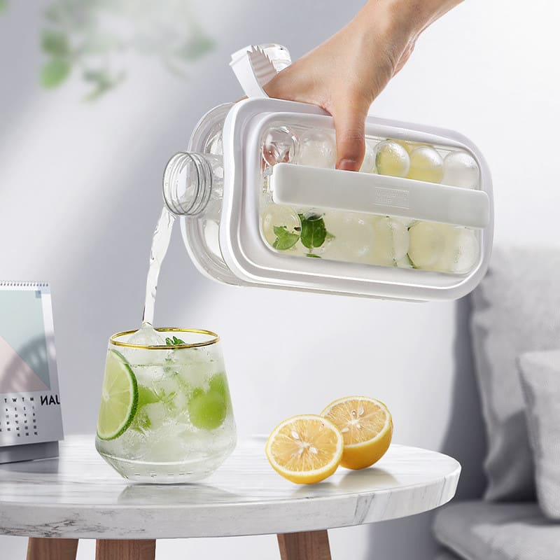 Round Ice Cube Shape Water Bottle