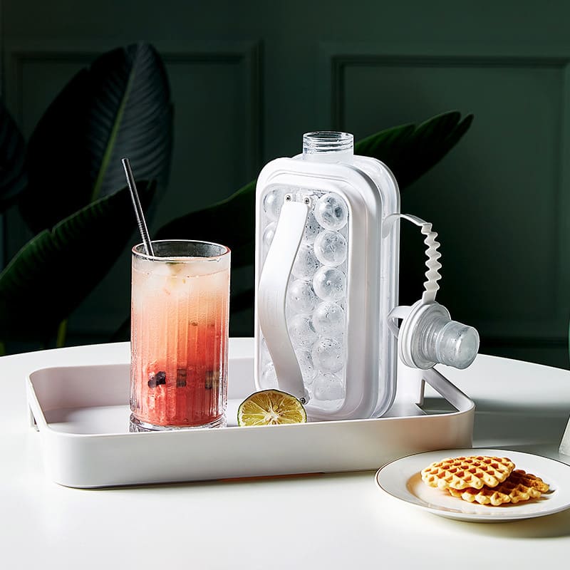 Round Ice Cube Shape Water Bottle