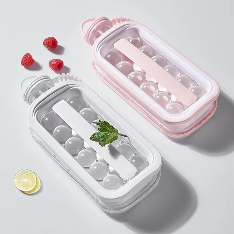 Round Ice Cube Shape Water Bottle