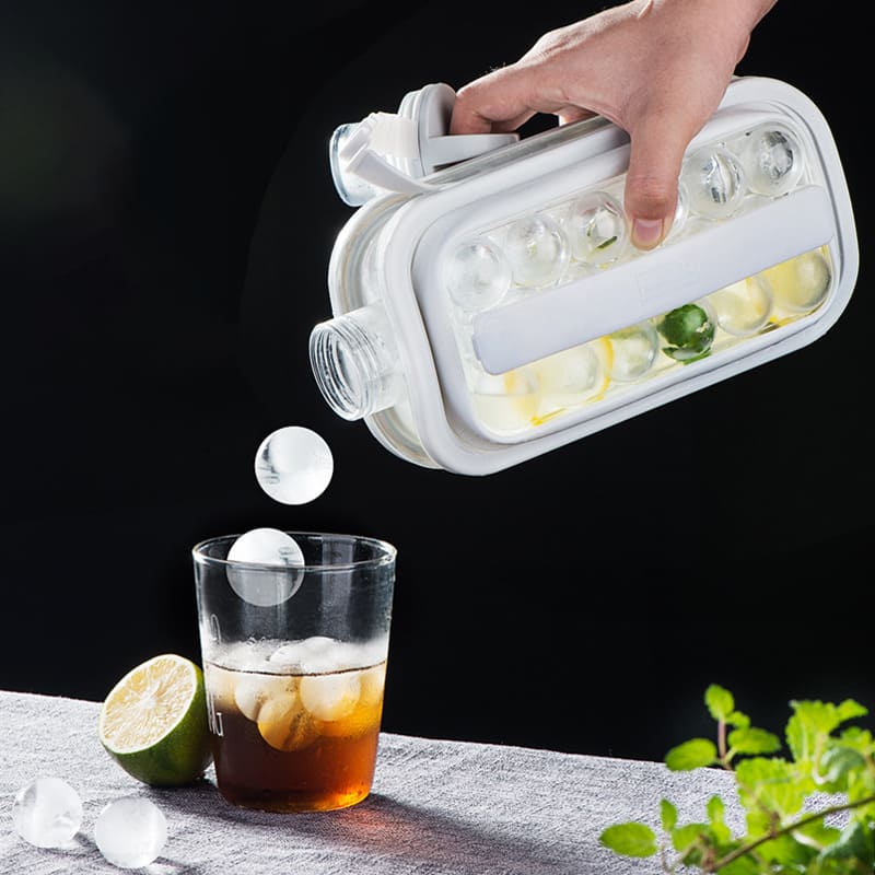 Round Ice Cube Shape Water Bottle