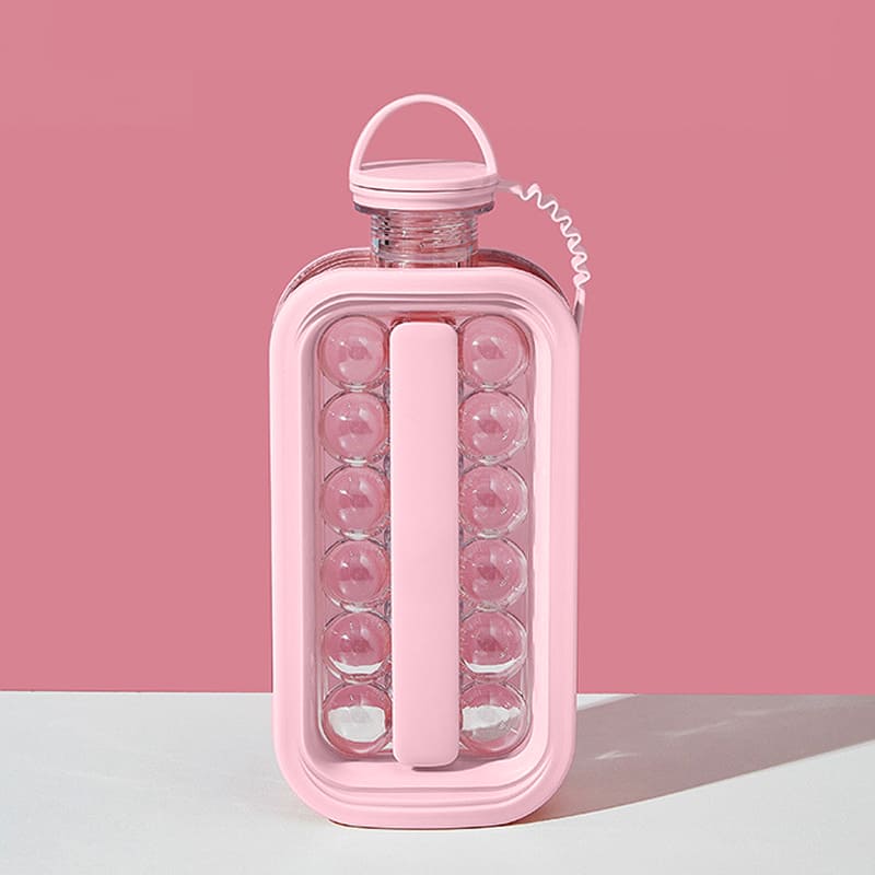 Round Ice Cube Shape Water Bottle