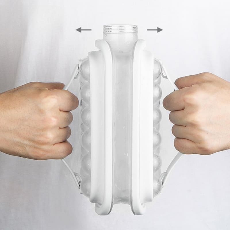 Round Ice Cube Shape Water Bottle