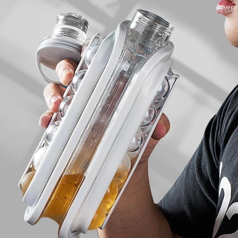 Round Ice Cube Shape Water Bottle