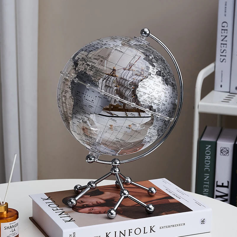 Transparent Globe for Living Room Decoration