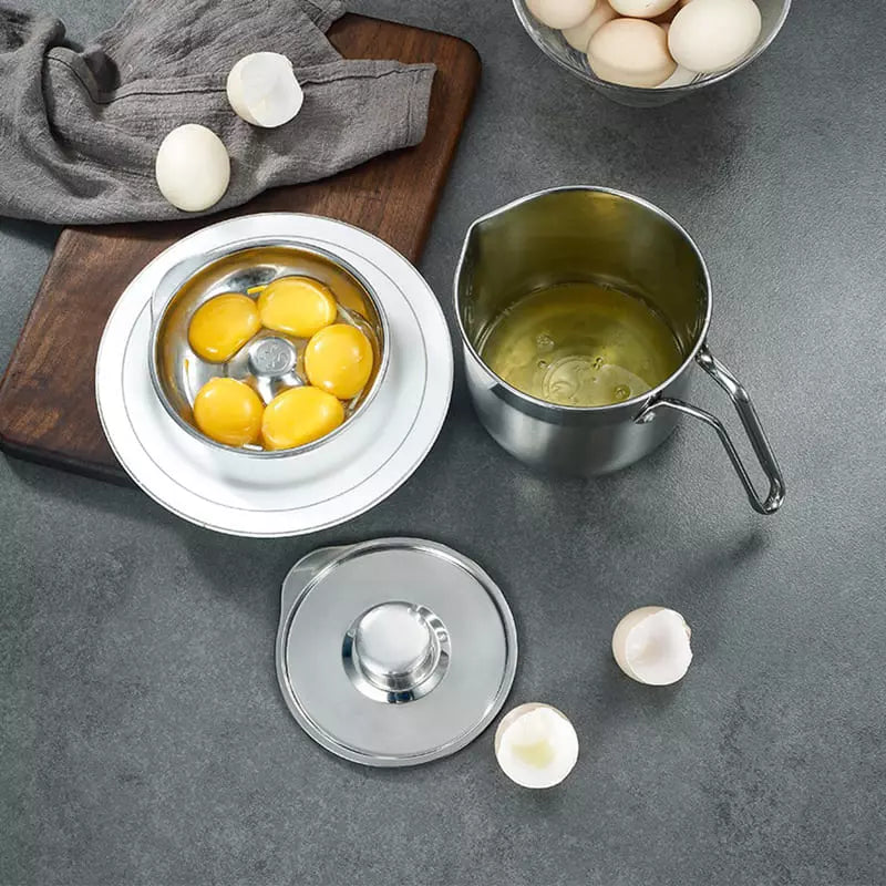 Stainless Steel Egg Separator Jar with Polyurethane Lid