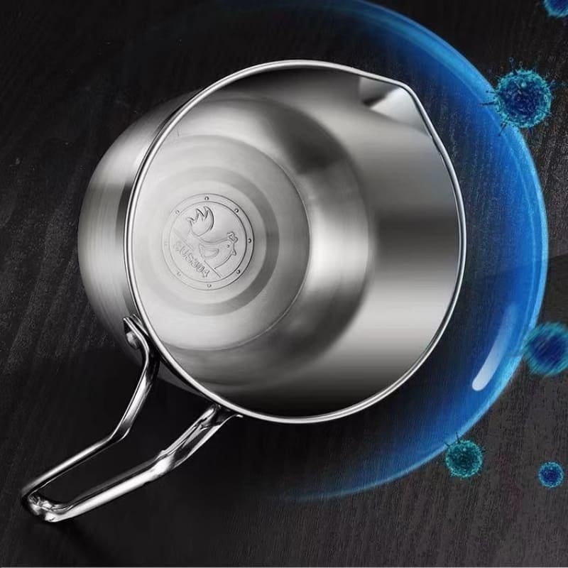 Stainless Steel Egg Separator Jar with Polyurethane Lid