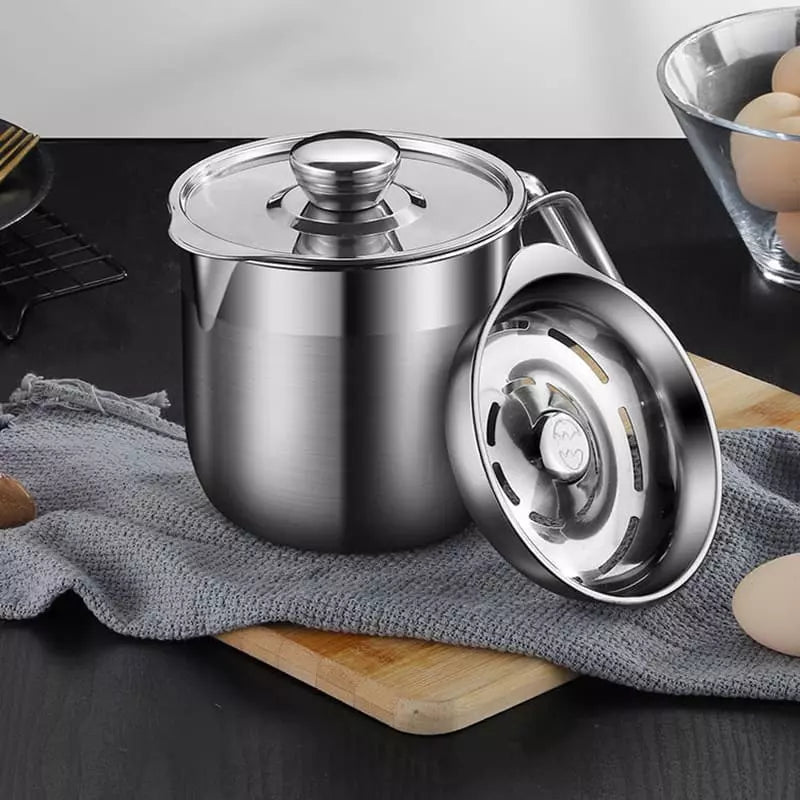 Stainless Steel Egg Separator Jar with Polyurethane Lid