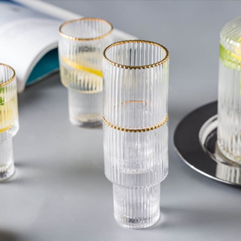 Borosilicate Glass Pitcher with Cups Juice Pitcher