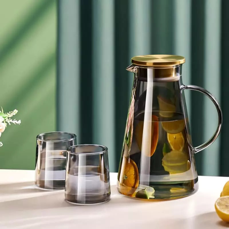 2L Glass Jar with Borosilicate Lid