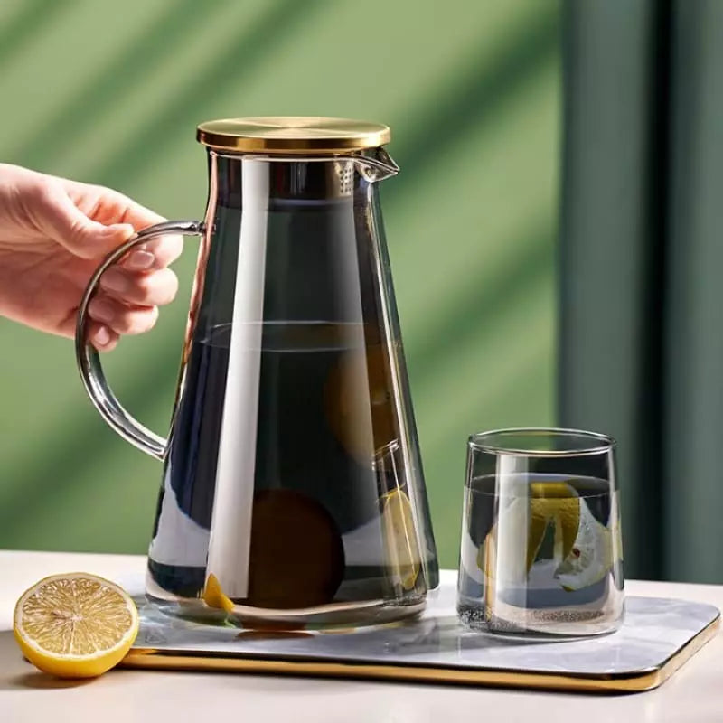 2L Glass Jar with Borosilicate Lid