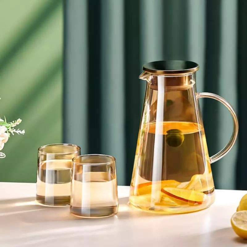 2L Glass Jar with Borosilicate Lid