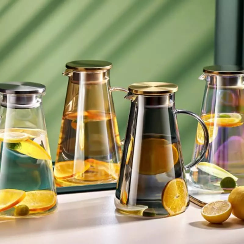 2L Glass Jar with Borosilicate Lid