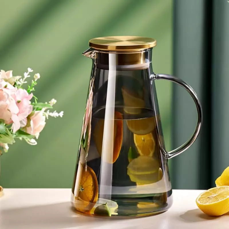 2L Glass Jar with Borosilicate Lid