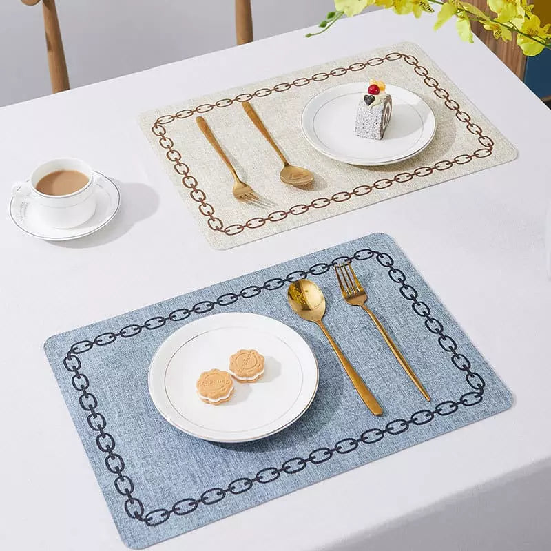 Square Decorative Placemat and Coaster Set