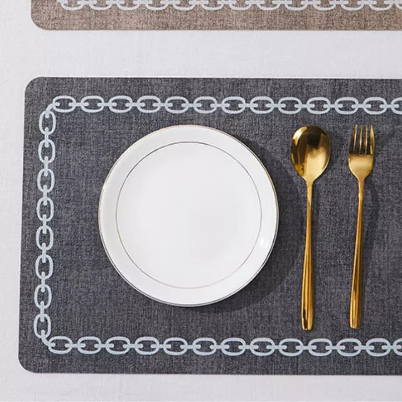 Square Decorative Placemat and Coaster Set