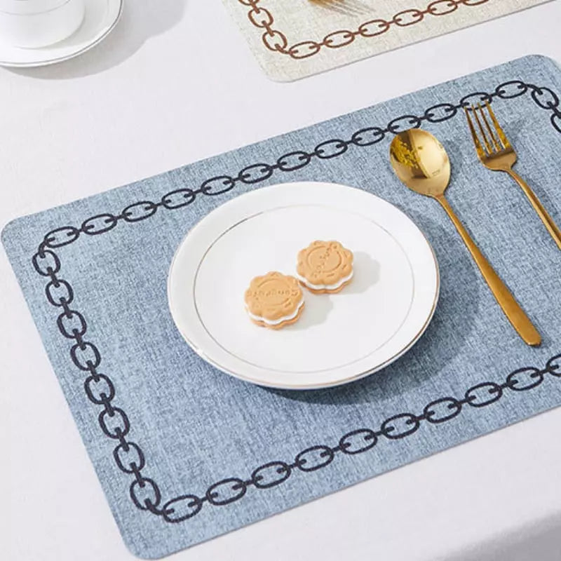 Square Decorative Placemat and Coaster Set