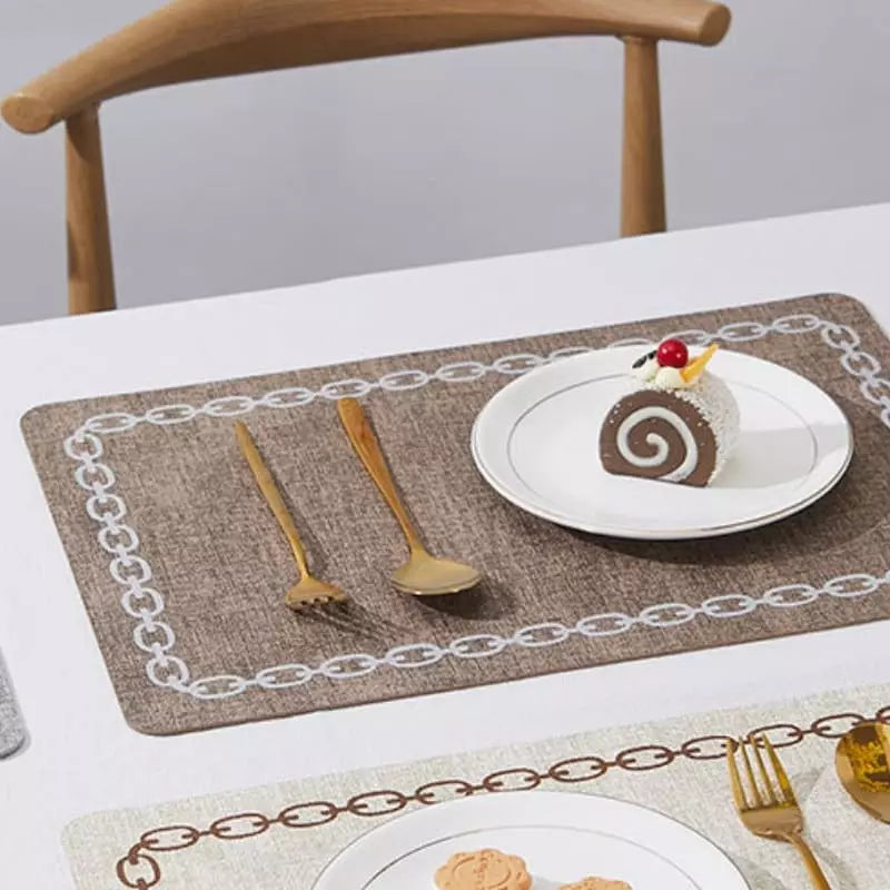 Square Decorative Placemat and Coaster Set