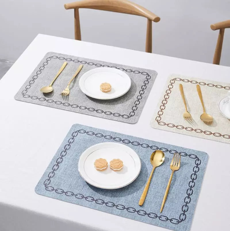 Square Decorative Placemat and Coaster Set