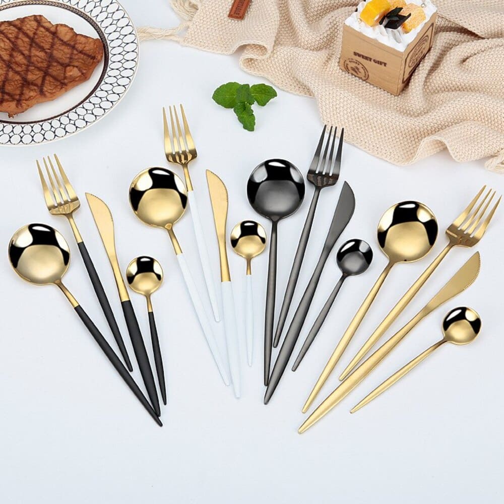 Premium 24-Piece Stainless Steel Cutlery Set