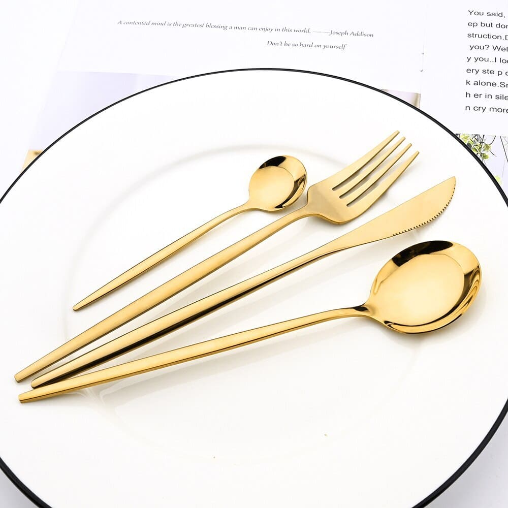 Premium 24-Piece Stainless Steel Cutlery Set