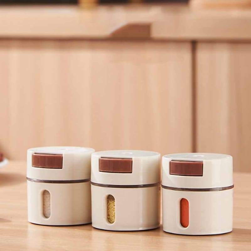 Set of 6 Magnetic Wall Spice and Condiment Holders