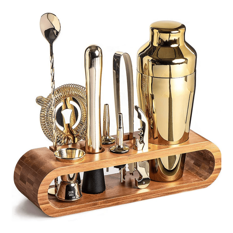 Stainless Steel Cocktail Shaker Kit for Home Drinks and Bar